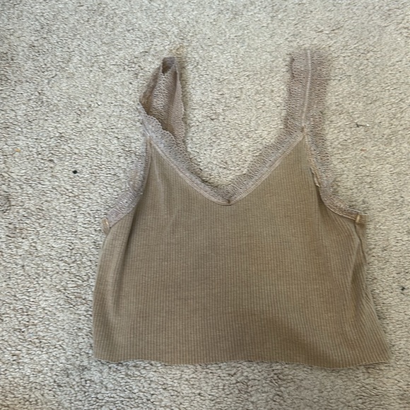 American eagle tank tops green and brown two pack size extra small - Picture 3 of 3